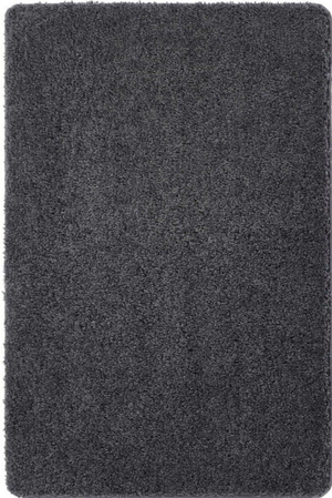 Washable Charcoal Shaggy Rug