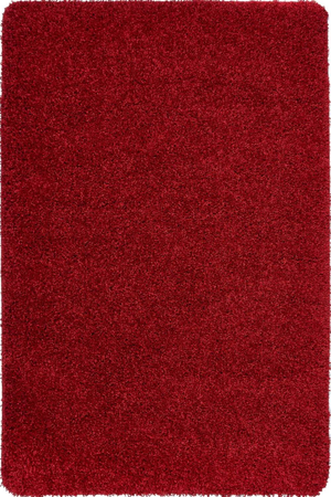 Washable Red Shaggy Rug