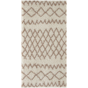 Moroccan Ivory Beige Shaggy Rug | 930