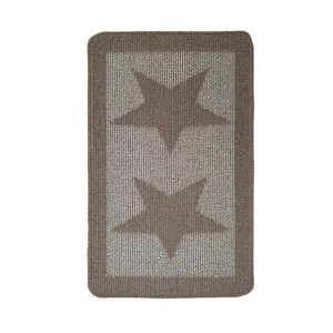 Star Brown Washable Mat or Runner