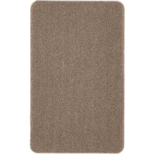 Washable Plain Brown Mat or Runner