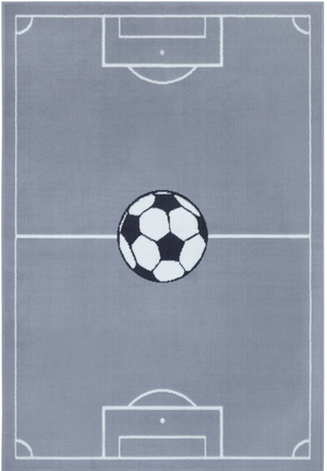 Short Pile Children’s Grey Rug Estadio