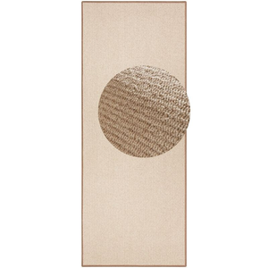 Loop Runner Beige Rug – Non-Slip & Easy-Care
