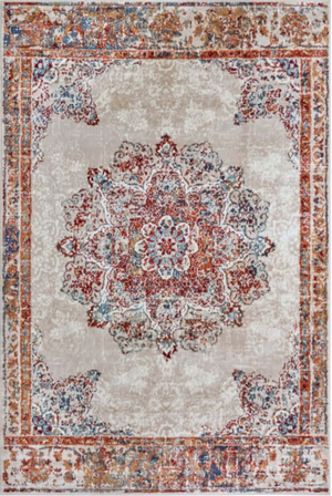 Orient Maderno Medallion Design Cream Rug