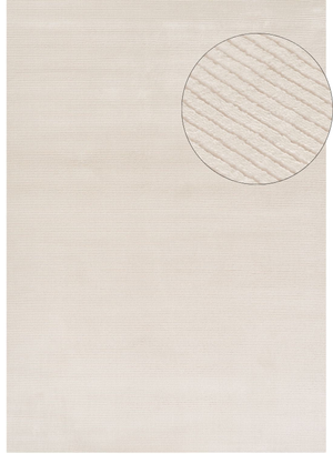 Carmel Cream Striped Rug | 6010