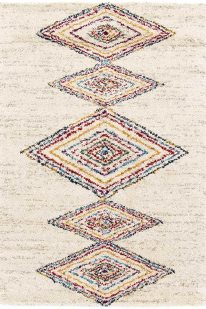 Noble Cream Rug – Diamond Design