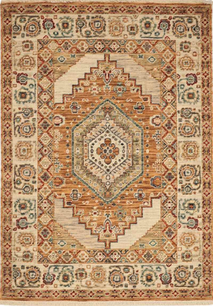 Nomad Vintage Persian-Style Orange Rug