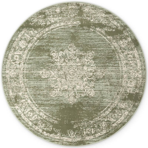 Gloria Green Round Rug – Lydia