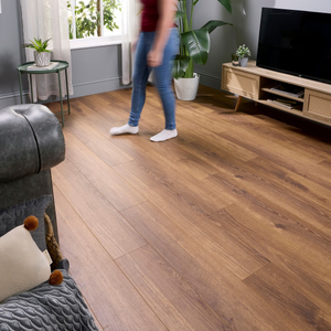 Embrace Pro  Laminate Flooring 14mm Smoked Oak AC5 Built-in Underlay