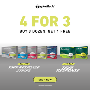 Taylormade Tour Response Golf Balls - BUY 4 DOZEN FOR THE PRICE OF 3!