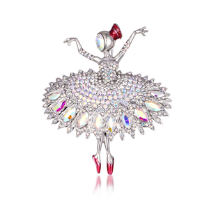 Dancing Ballerina Brooch