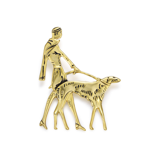 Art Deco Lady Brooch
