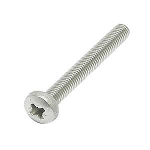 M8 x 45 Machine Screw, Pan Pozi No.3 Stainless Steel A4 (316)