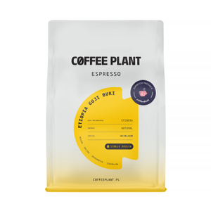 COFFEE PLANT - kawa ziarnista Etiopia Guji Buki Natural Espresso 250 g