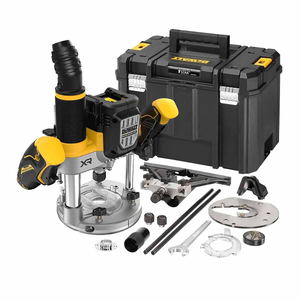 DeWalt DCW620NT-XJ 18V 1/2" 12mm Brushless Plunge Router in TSTAK Case (Body Only)