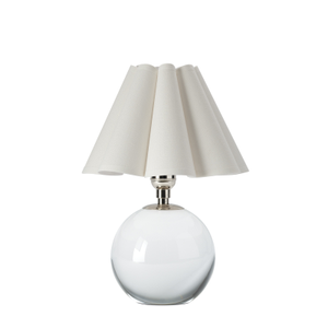 Giorgio Polished Nickel Crystal Mini Lamp