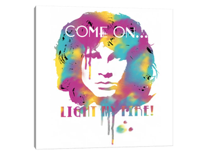 Jim Morrison Light My Fire Watercolor