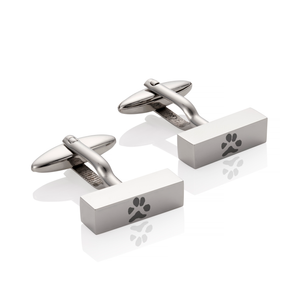 Ashes Paw Print Urn Cufflinks