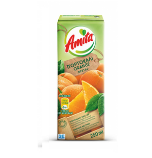 Orange Nectar Fruit Juice 250ml Amita