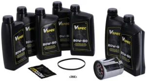Vspec Fully Synthetic Service Kit With Chrome Filter For 2018-2025 Harley Davidson Softail (GRBRT36)
