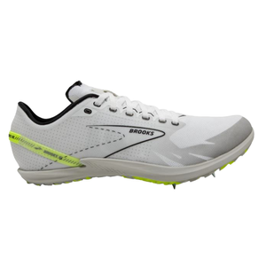 Brooks Draft XC Spikes - White/Black/Nightlife