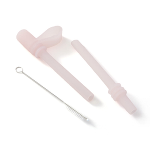 Soft Lilac Straw Replacements for Moonkie Training Cup