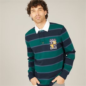 Crew Clothing Mens Rugby Shirt Atlantic Deep/Navy