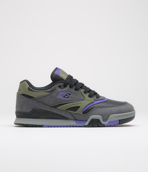 New Balance Numeric 770 Shoes - Charcoal / Purple
