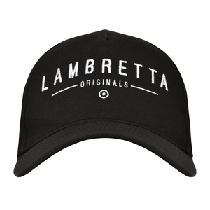 Lambretta Mens Originals Baseball Cap - One Size / Black