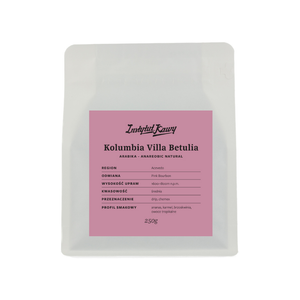 Instytut Kawy - kawa ziarnista Kolumbia Villa Betulia Natural Anaerobic Filter 250 g (outlet)