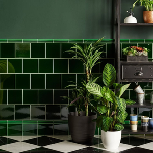 Victorian Green Field Tile