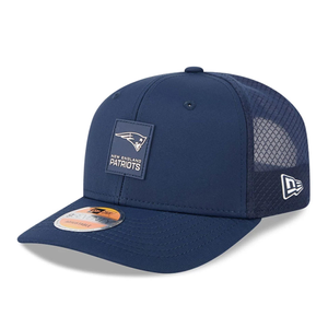 New England Patriots NFL Sideline 2025 Dark Blue 9SEVENTY Trucker Stretch Snap Adjustable Cap