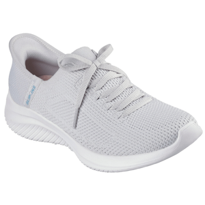 Skechers Womens Ultra Flex 3.0 Elevated Motion Slip-Ins Trainers - 5.5 UK / Light Grey