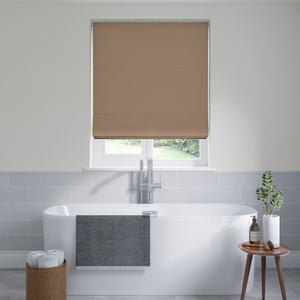 Celeste Tan Brown Roman Blinds