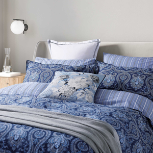 Ellis Duvet Cover SET, Navy Blue