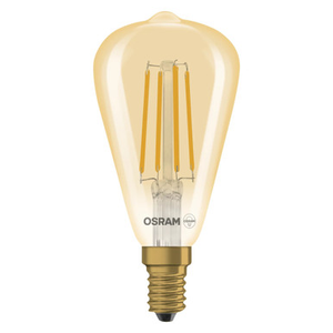 Vintage 1906 Classic LED ST48 4.8W (32W eq.) E14 2200K Gold Dimmable