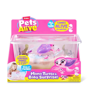 Pets Alive Mama Turtle and Baby Surprise Electronic Pet