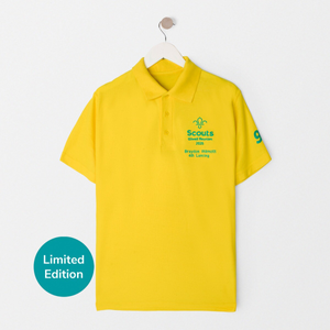 Personalised Gilwell Reunion Polo Shirt 2025-4XL-Yellow