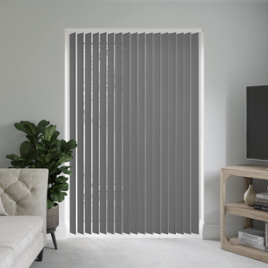St Kilda Anthracite Grey Vertical Blinds: 1219mm x 1574mm Exact
