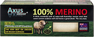 Axus Onyx Series 100% Australian Merino Sheepskin Roller Sleeve Medium Pile 9"