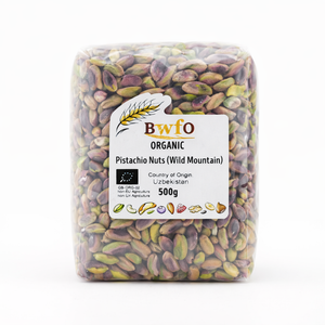 Organic Pistachio Nuts (Wild Mountain) 500g
