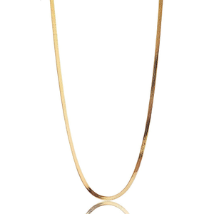 Sidewalk Gold Herringbone Waterproof Necklace