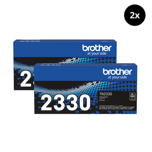 Brother TN-2330 Black Toner Cartridge Multipack (2 Pack)