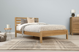 Kensington Solid Natural Oak Bed Frame - 4ft Small Double