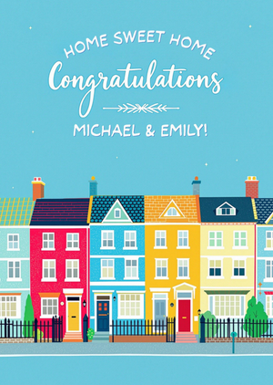 Home Sweet Home Congratulations Card