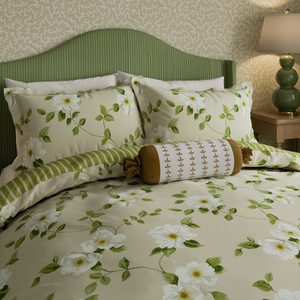 Poets Rose Duvet Cover SET, Linen