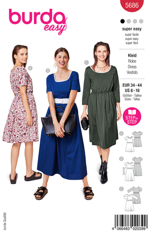 Patron de robe - Burda 5686