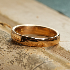 Pre-Owned Vintage 1922 22ct Gold 4mm Wedding Band Ring