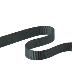Ruban gros grain - Gris anthracite