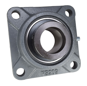 1-11/16" Bore, 4-Bolt Cast Flange Bearing  4.13" Centers, w/ Lock Collar